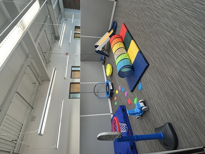 Gross motor therapy room